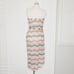 TRINA TURK Mirage Crochet Bandeau Midi Dress 162