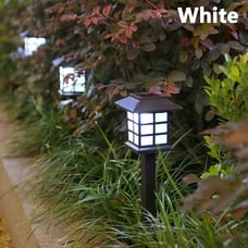 12Pcs Solar LED Pathway Lights Outdoor Waterproof Walkway Garden Decor, White