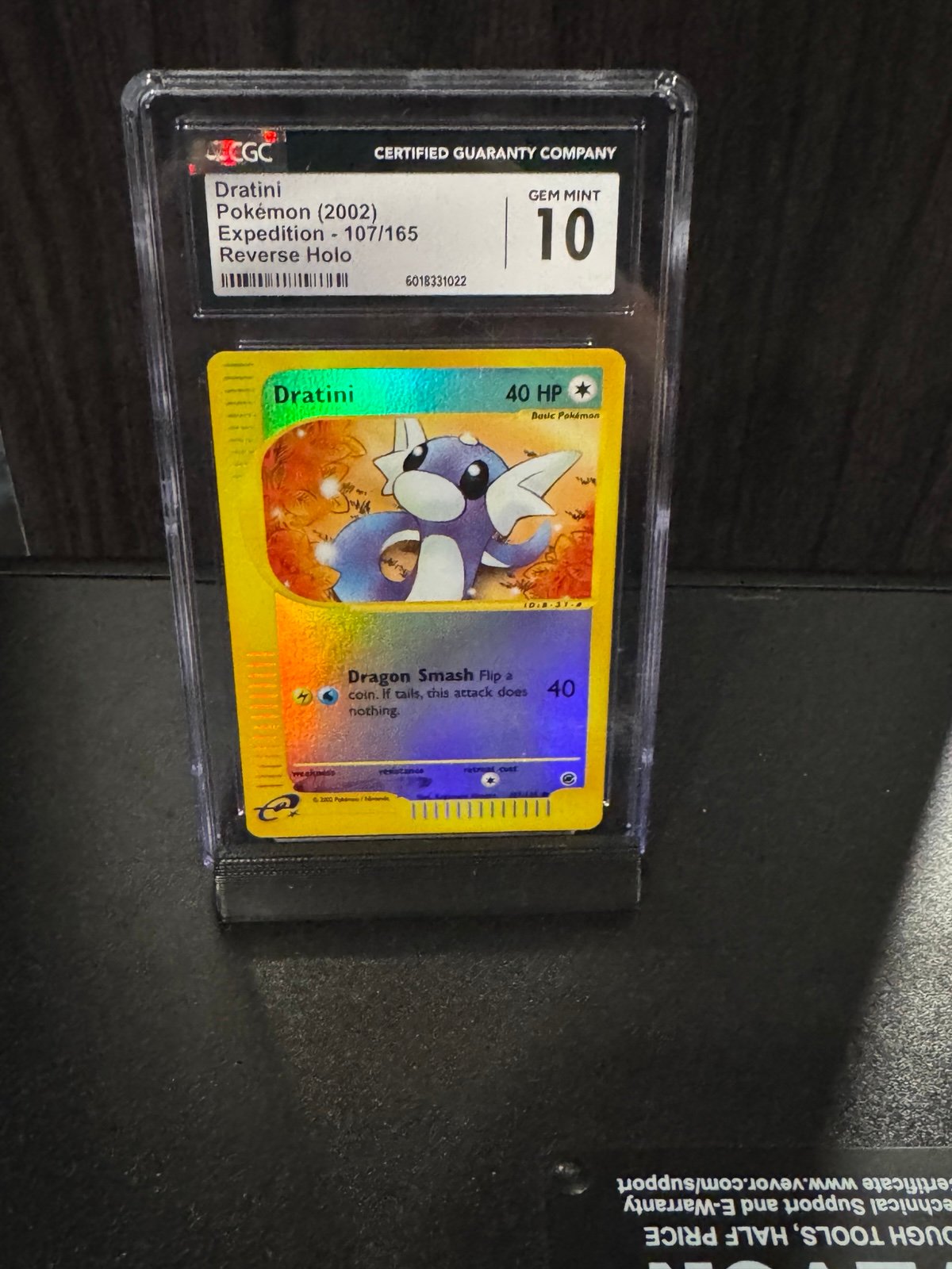Dratini 107/165 Reverse Holo Cgc 10 Gem mint