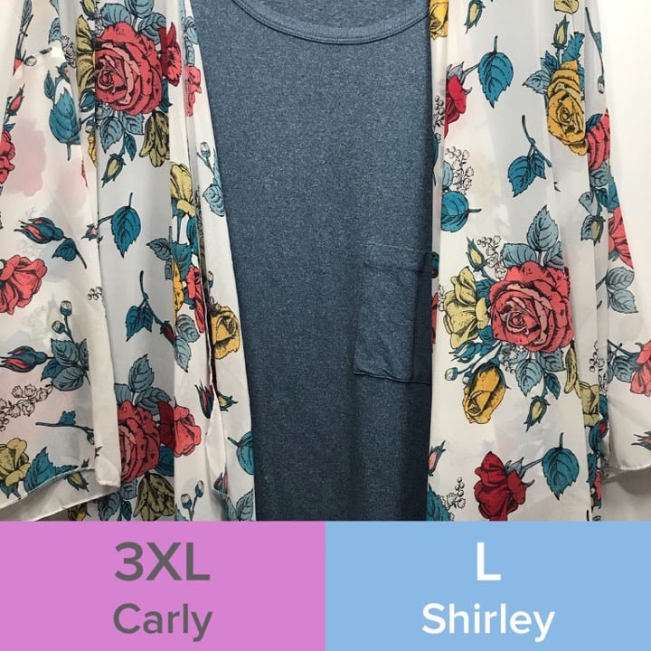 NEW LuLaRoe 3XL Carly + L Shirley