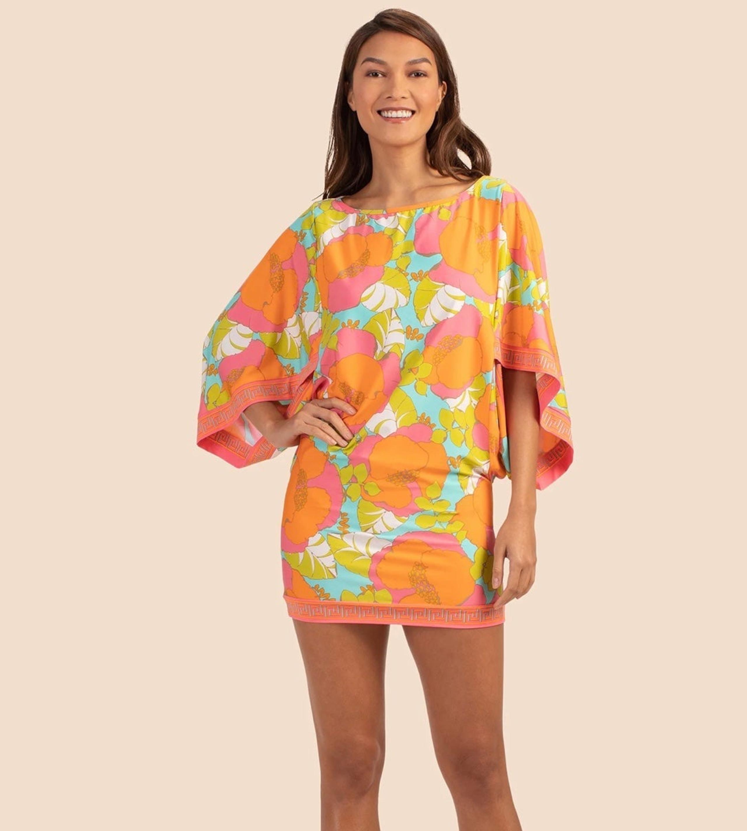 Trina Turk Playa De Flor Swim Tunic Dress Size Medium NWT