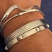 The Bamboo II Cuff Bracelet in 925 silver