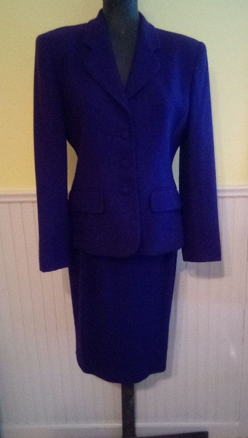 1980s Navy blue Wool Jones of New York