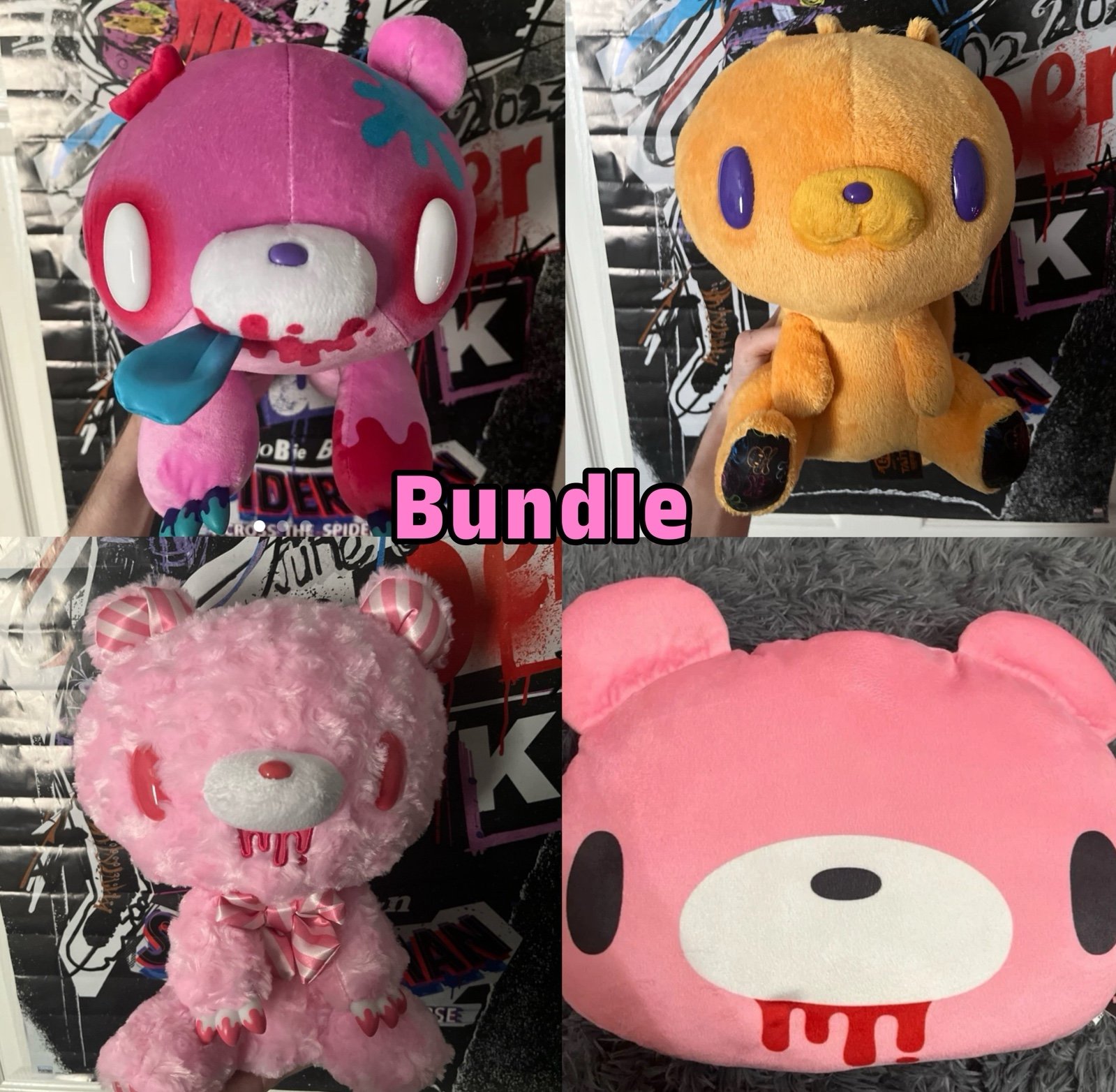Gloomy bear plush bundle