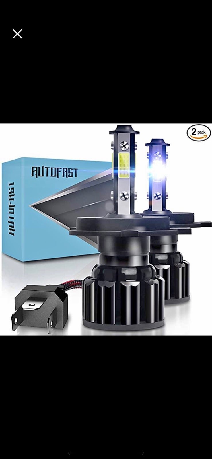 H4/9003/HB2 Headlamp Bulbs LED ,16000LM 500% Brighter LED Headlamp,6500K Bright