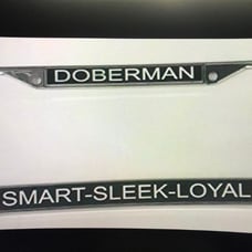 Chrome License Plate Frame Metal Custom