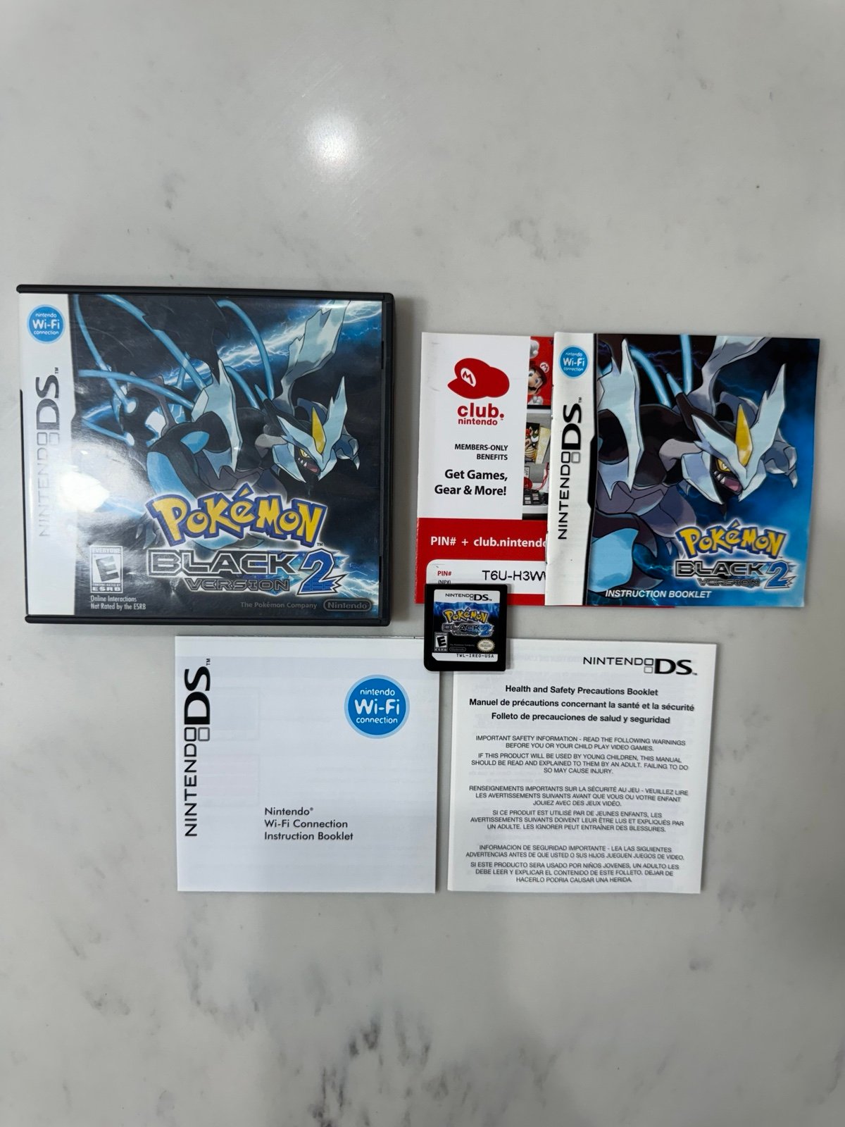 Pokemon Black Version 2 for Nintendo DS 100% Complete Authentic SHIPS SAME DAY!!