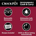 Crockpot Slow Cooker 6qt Cook and Carry - NEW