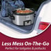 Crockpot Slow Cooker 6qt Cook and Carry - NEW