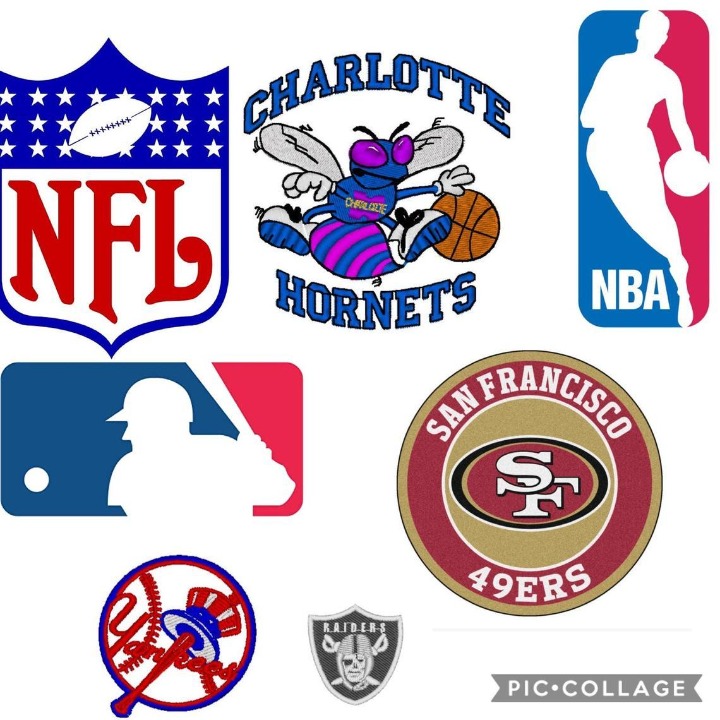 300+ Mixed Sports Embroidery Designs NBA embroidery designs NFL embroidery MLB e
