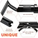 NEW Pre-wired 12 Street Glide Handlebars 1.25 Fat Ape Hangers for Harley