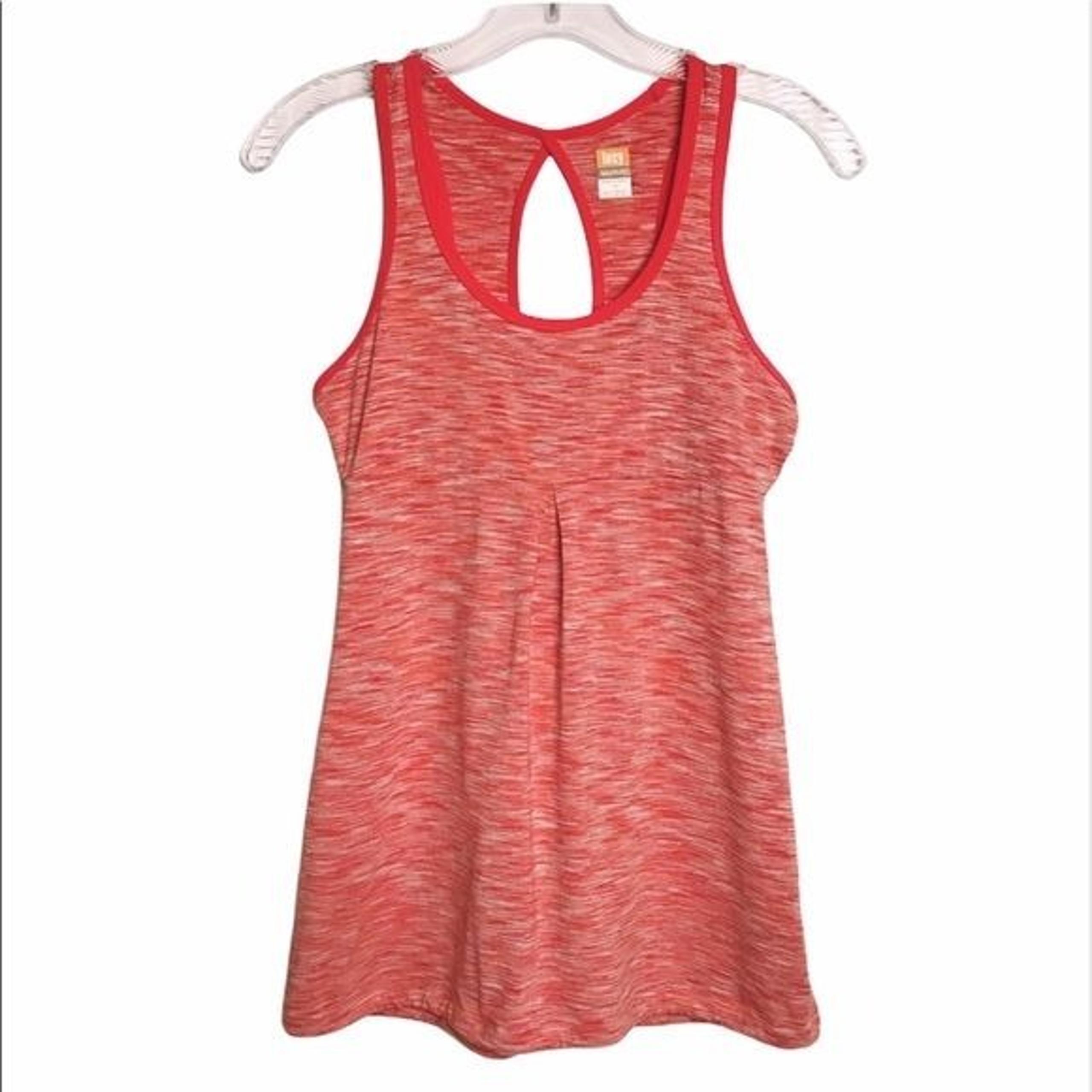 Lucy Women's Activewear Coral Racerback Tank Top size Small Loungewear