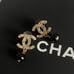 Letter double C earrings