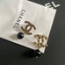 Letter double C earrings