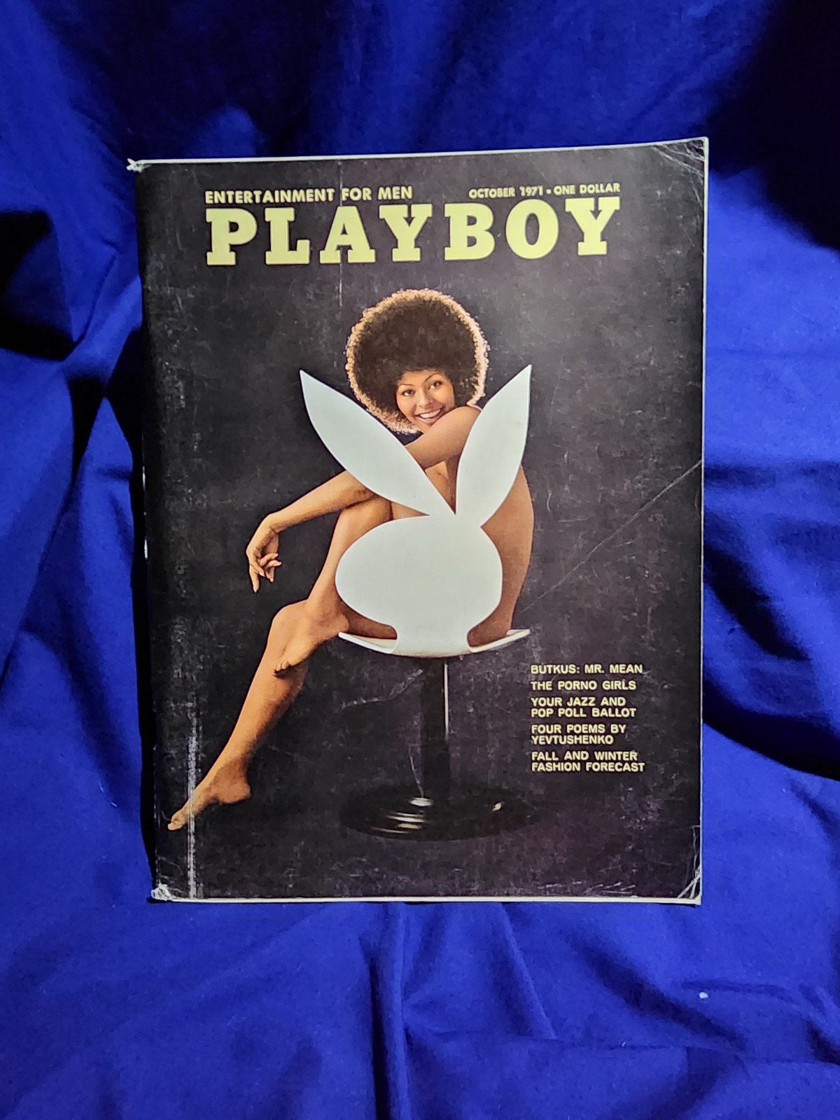 Playboy Magazine October 1971 First African American Pictured