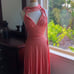Salmon Cotton Halter Top Dress Size 4