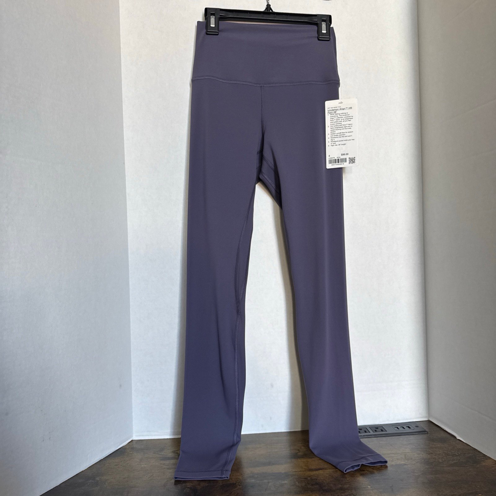 Lululemon Leggings Align Pant 28” Night Fall Purple Size 4 NWT Yoga
