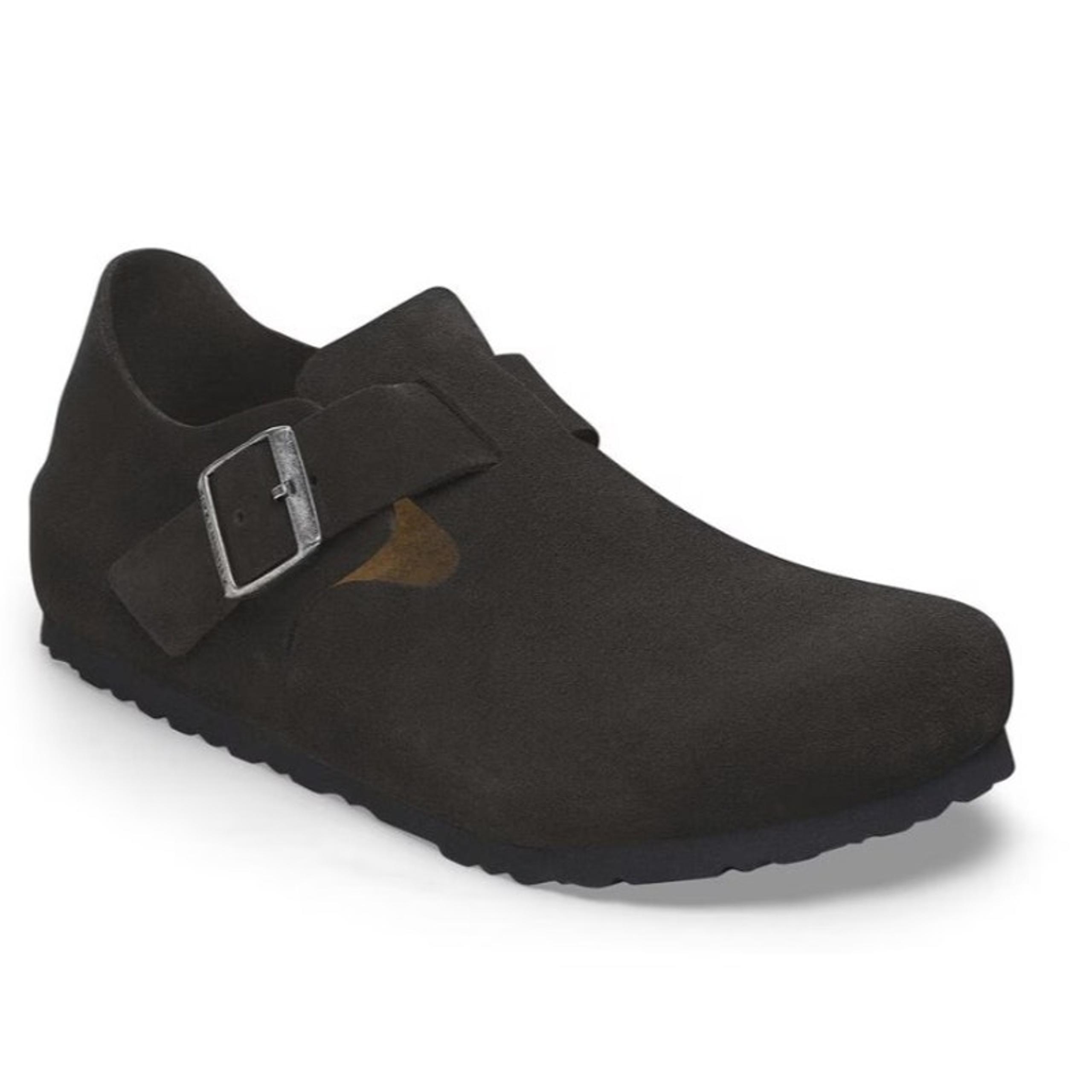 Birkenstock London Black suede Leather Men's size 42 US 9-9.5