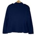 Talbots Womens Knit Band Jacket Size 12 Military Style Navy Gold Buttons Classic