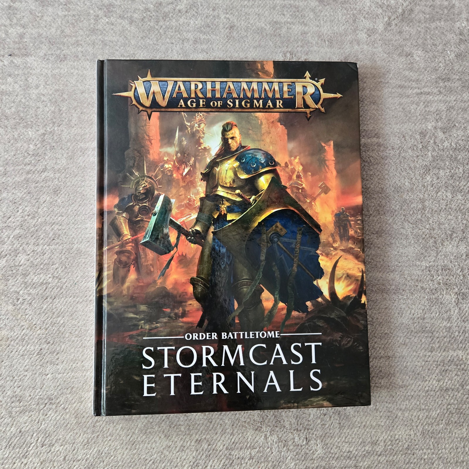 Age of Sigmar Stormcast Eternals Order Battletome Hardcover Book
