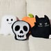 Target Halloween Decorative Throw Pillow - Ghost, Cat, Pumpkin & Skull NEW