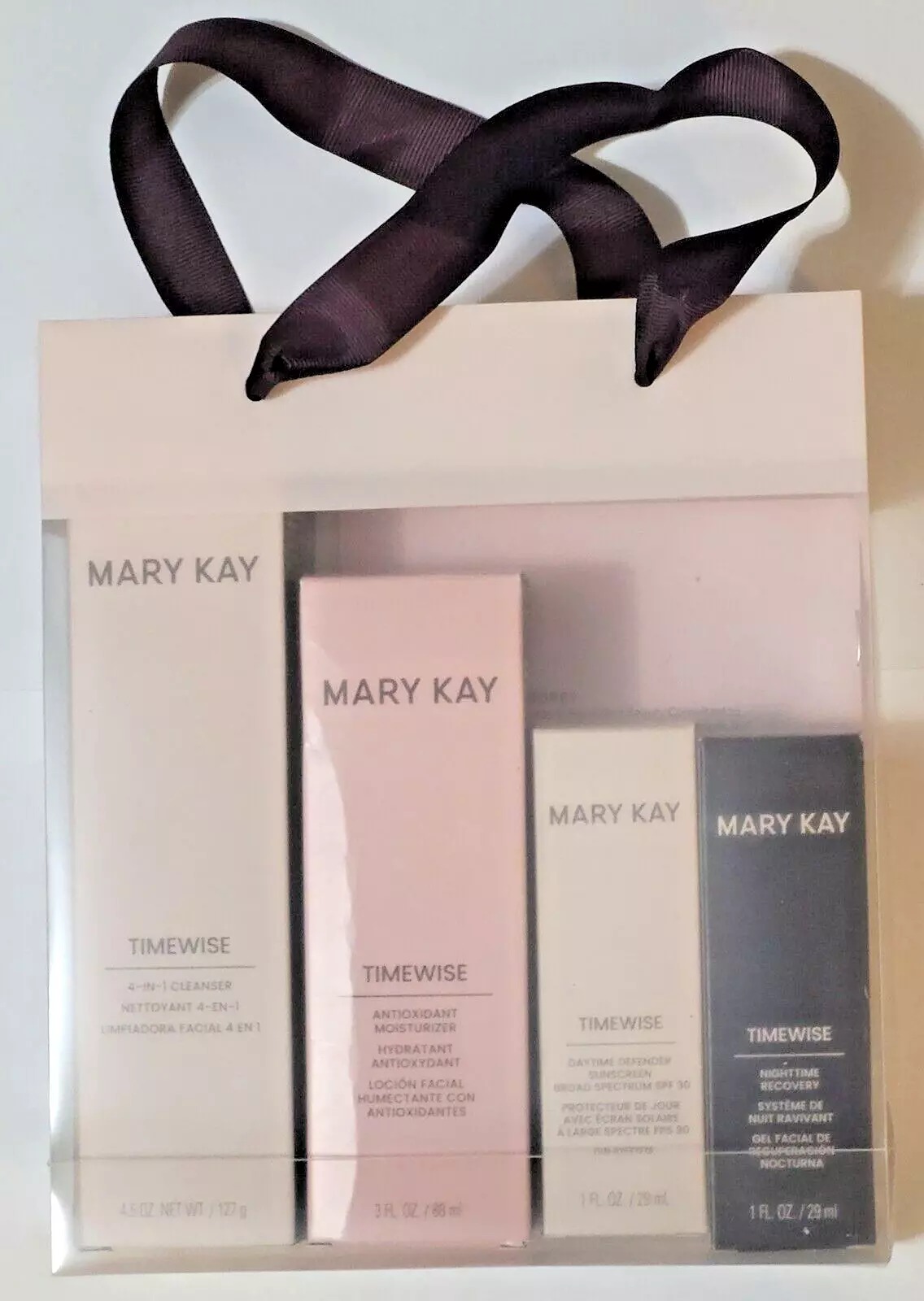 New Mary Kay Ultimate TimeWise Miracle Set 3D Normal to Dry Skin Kit 4 Pieces