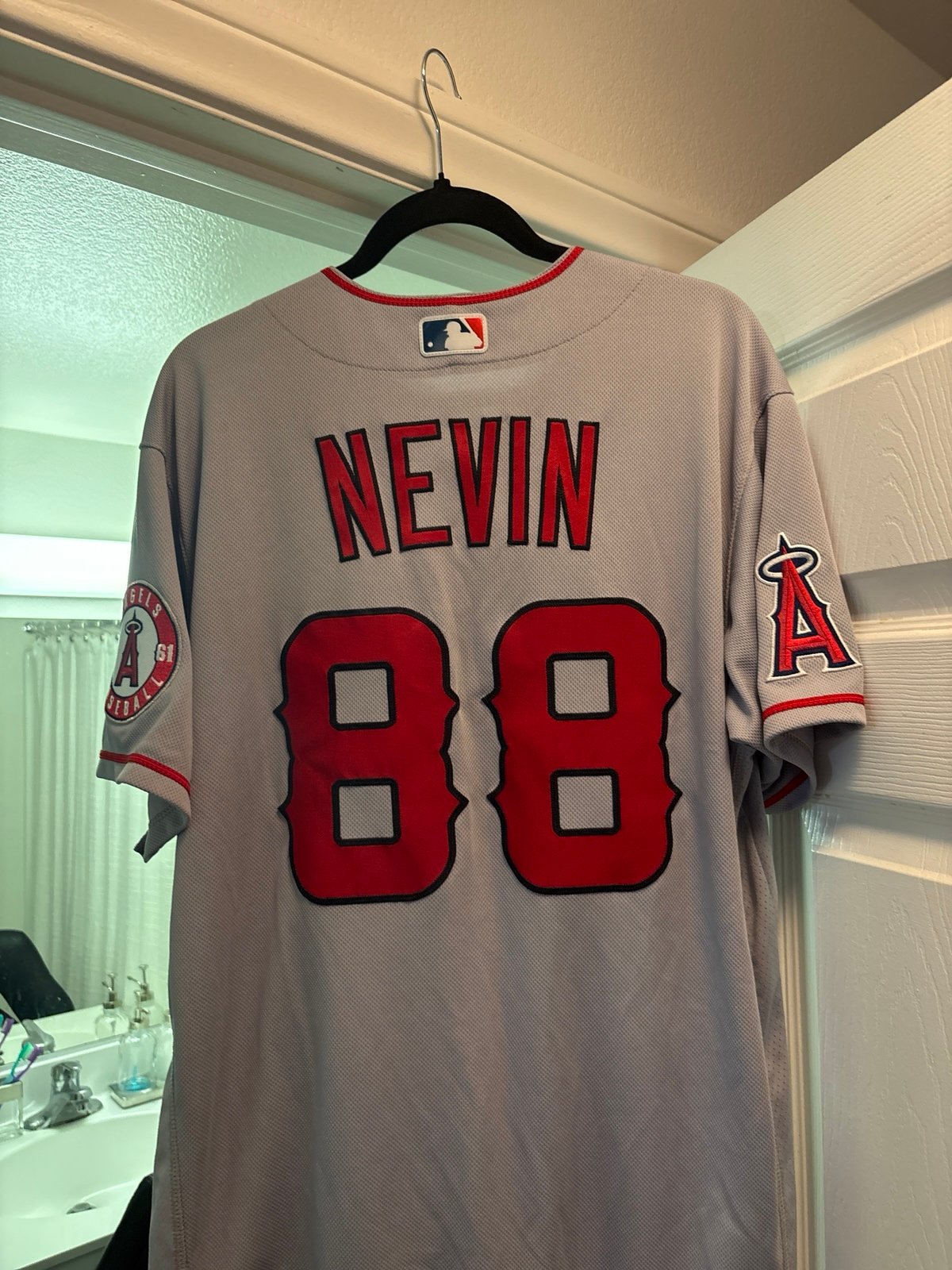 Angels Phil Nevin game worn jersey