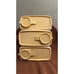 Lot of 3 Tupperware 469 Cereal Keepers Containers With Harvest Gold Lids