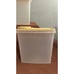Lot of 3 Tupperware 469 Cereal Keepers Containers With Harvest Gold Lids