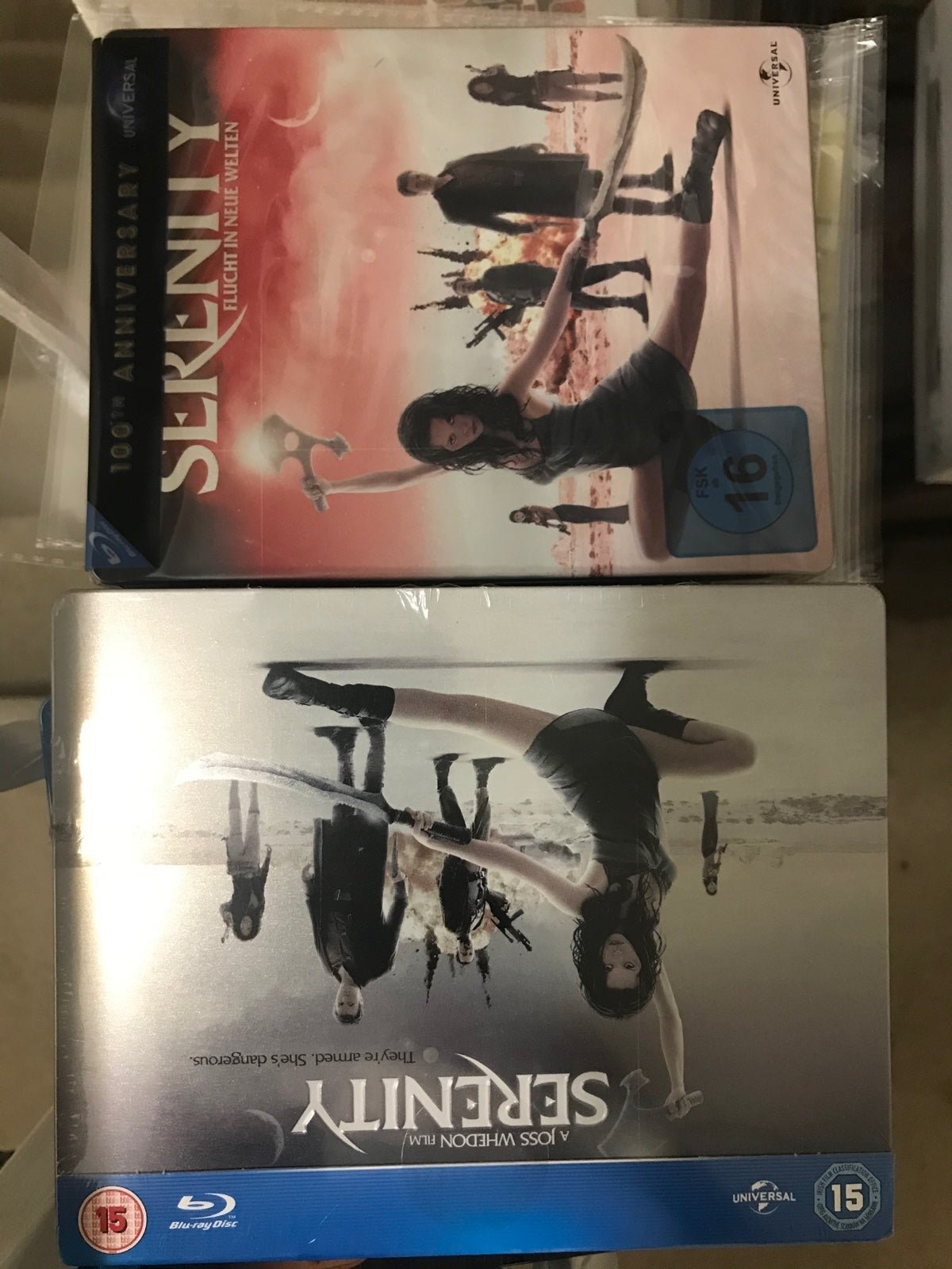 Serenity Blu-ray Steelbook lot RARE NEW