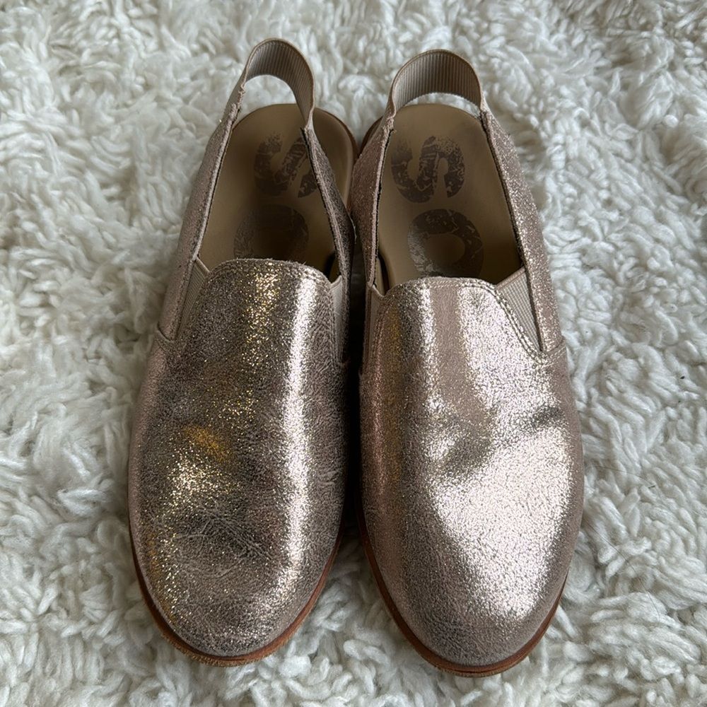 Sorel Ella Rose Gold Slip Ons