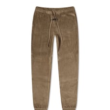 New-Size Large Women-Essentials Fear Of God Velour SweatPant Oak (Retail 100)