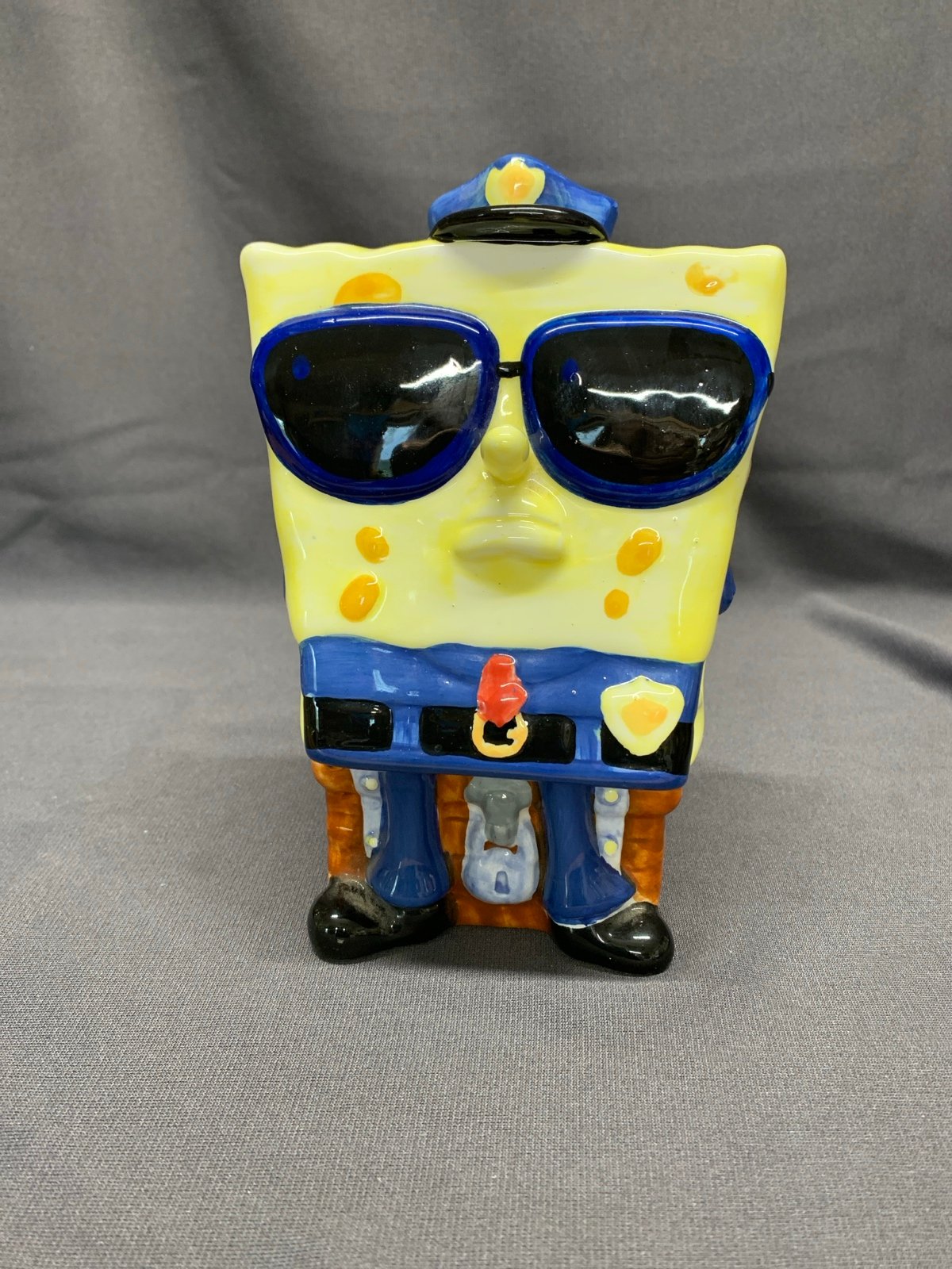 SpongeBob Police Officer ceramic Piggy Bank