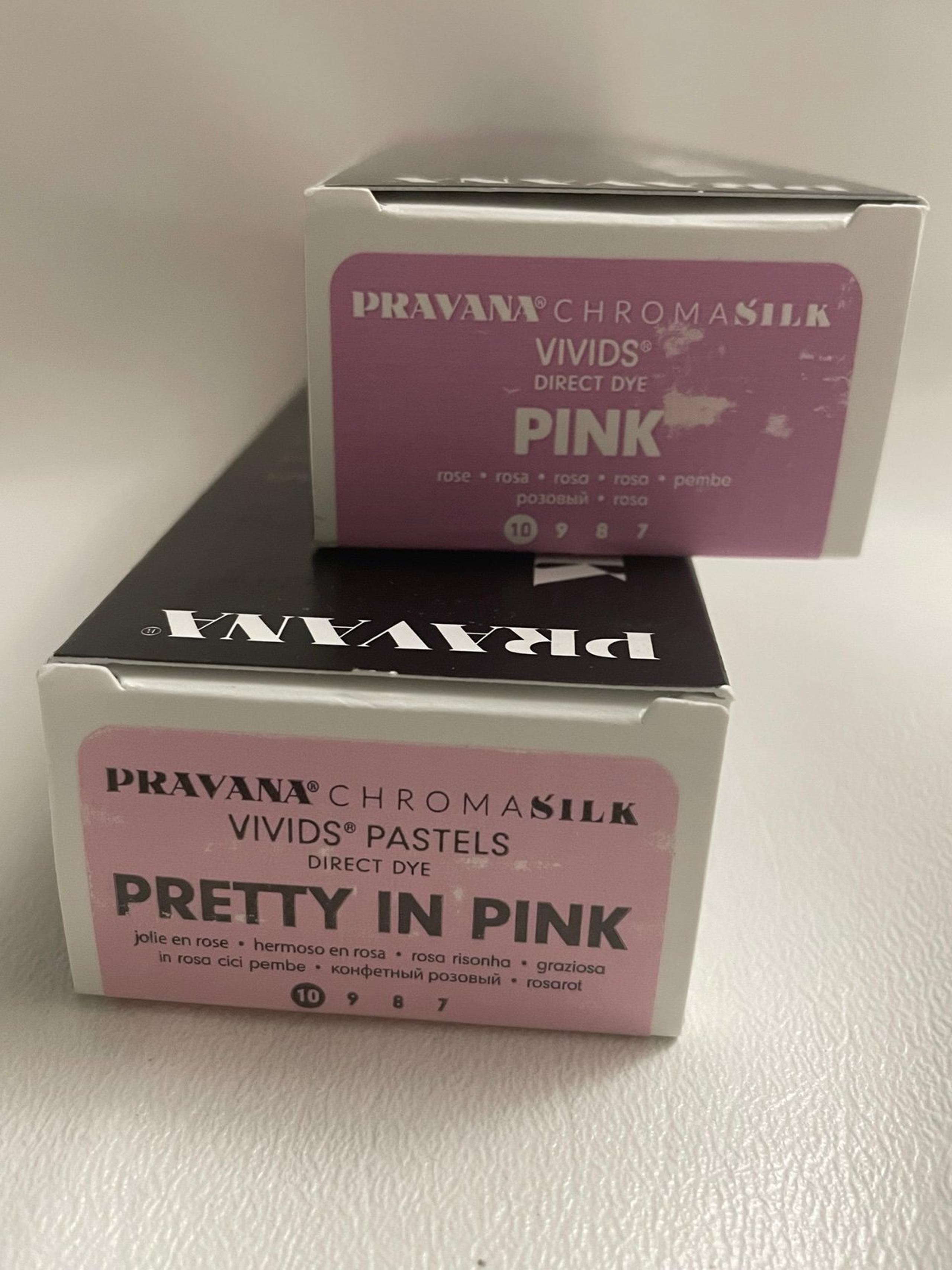 PRAVANA Chromasilk Vivids Pretty in pink/ Pink Direct Dye Hair Color Set of 2