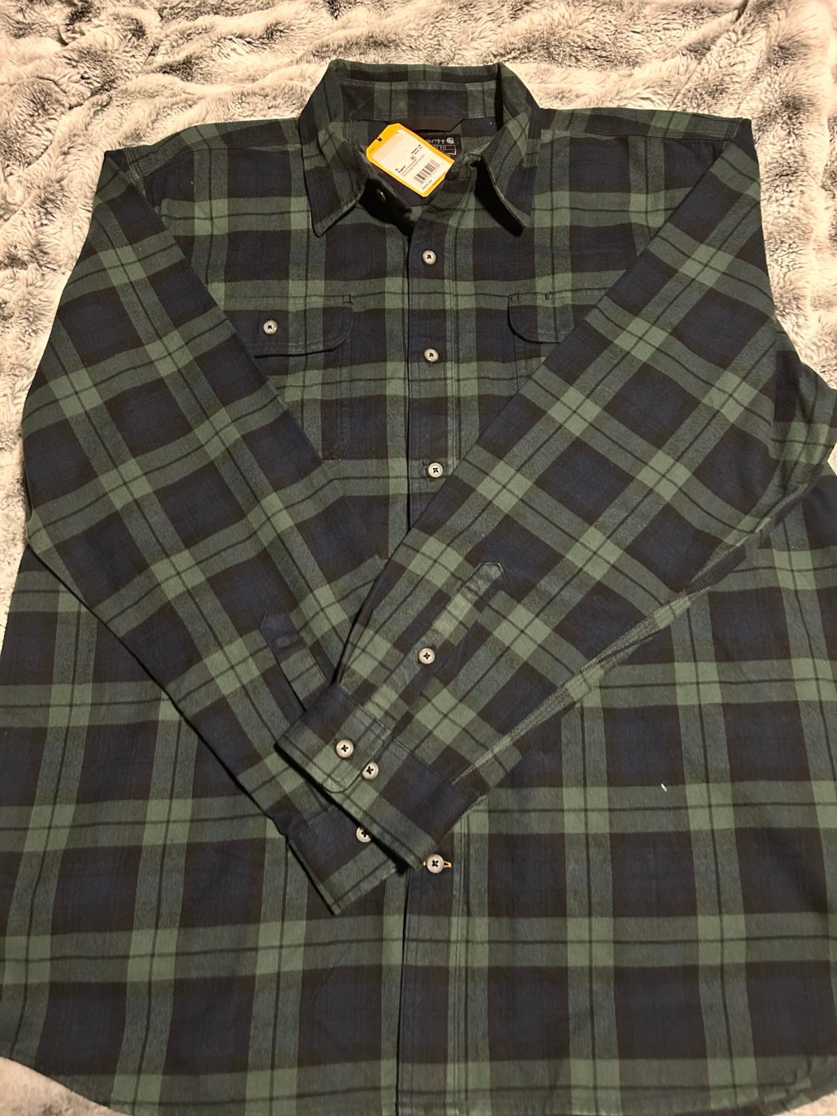 nwt Men’s Carhartt heavyweight Flannel