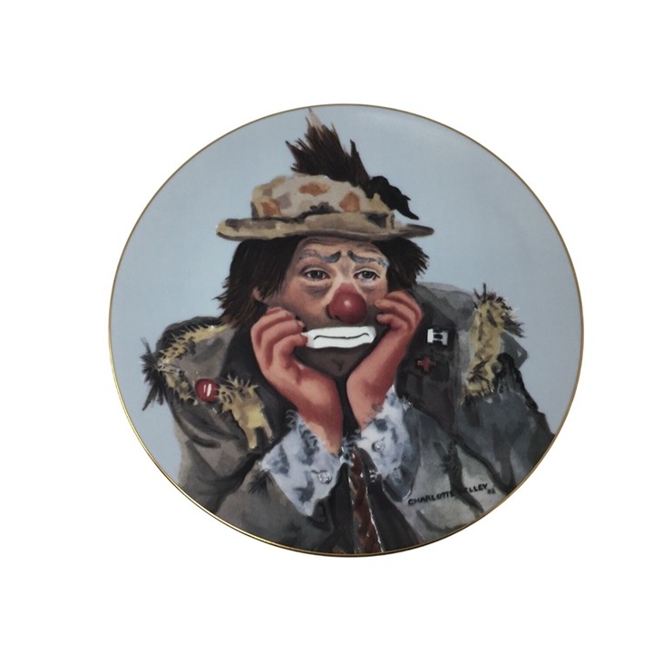 Vintage Collectible Plate ''Why Me?'' by Charlotte Kelley (plate #330)