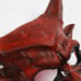 Demon Wide Sharp Horn Masquerade Mask Bloody Red
