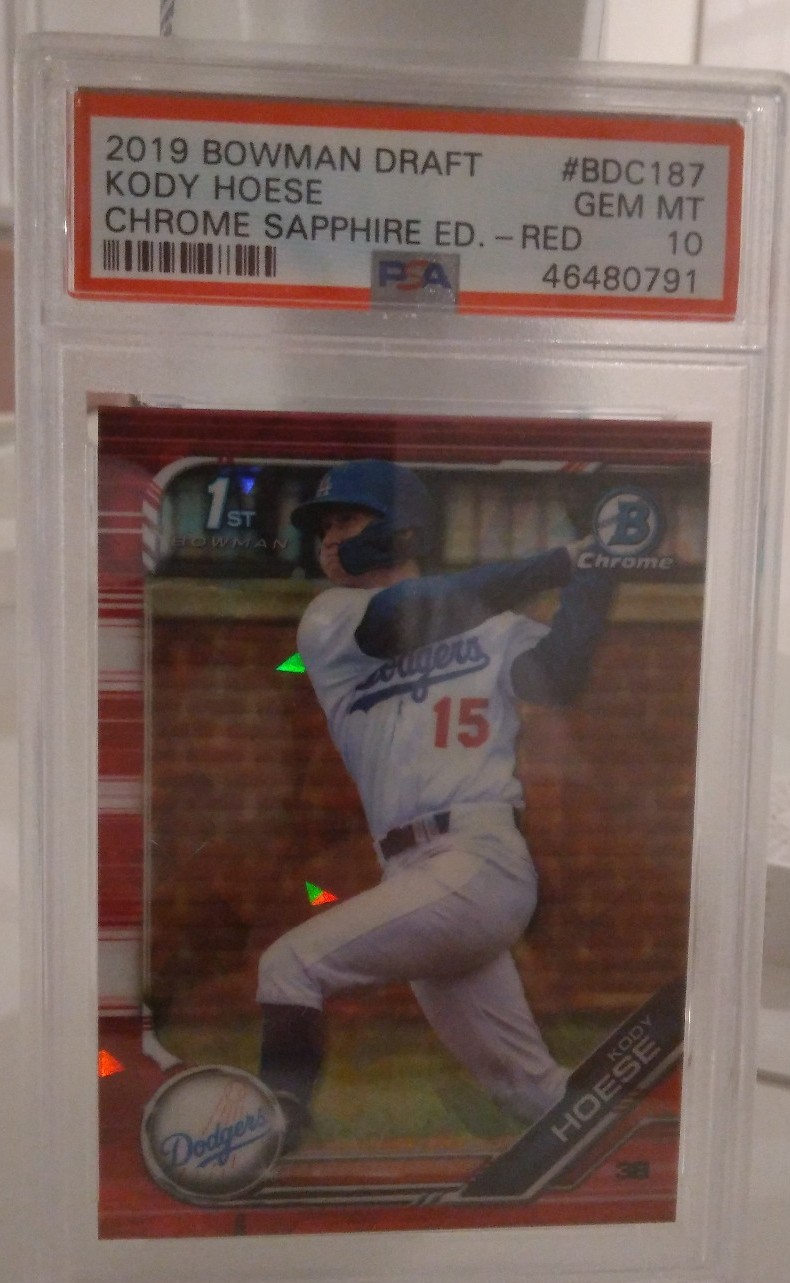 2019 Bowman Kody Hoese Rookie