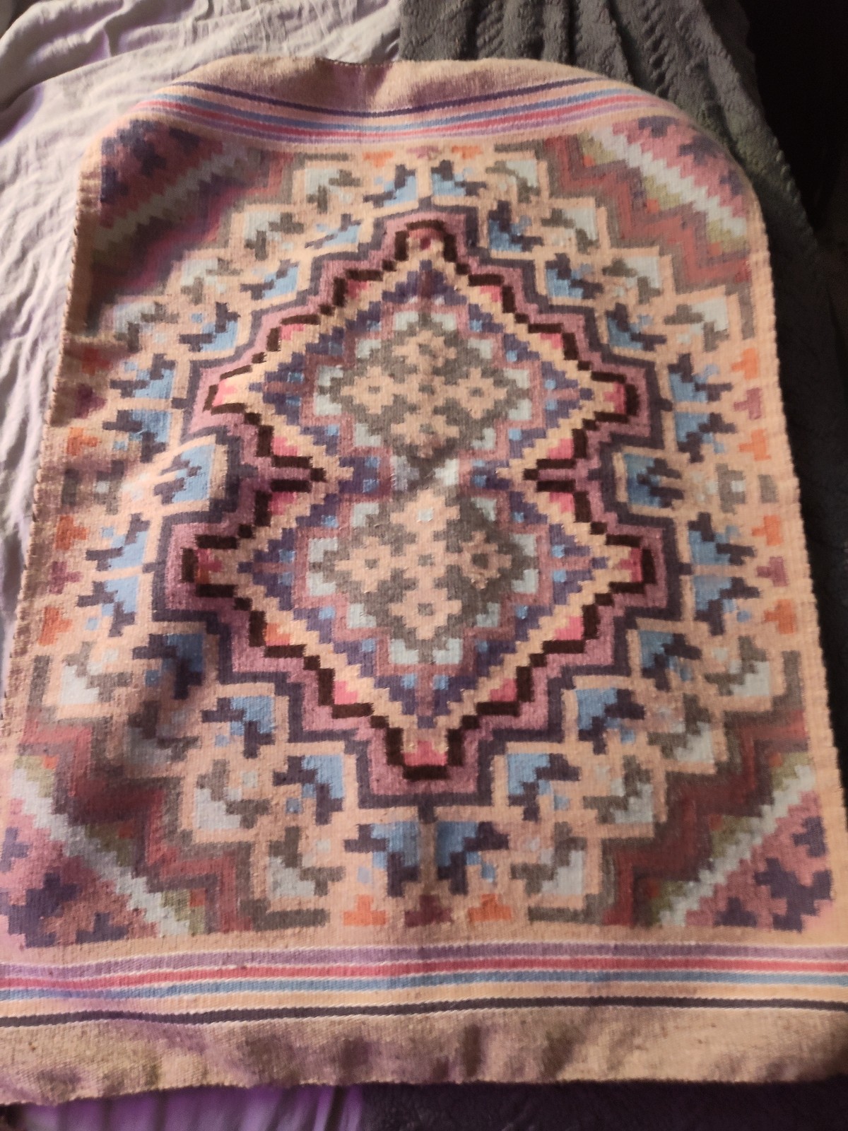 Native American Navajo BruntWater Weaved Rug