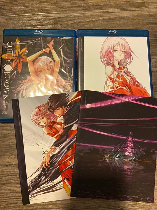 Guilty Crown Part 1 and 2 (blu ray)
