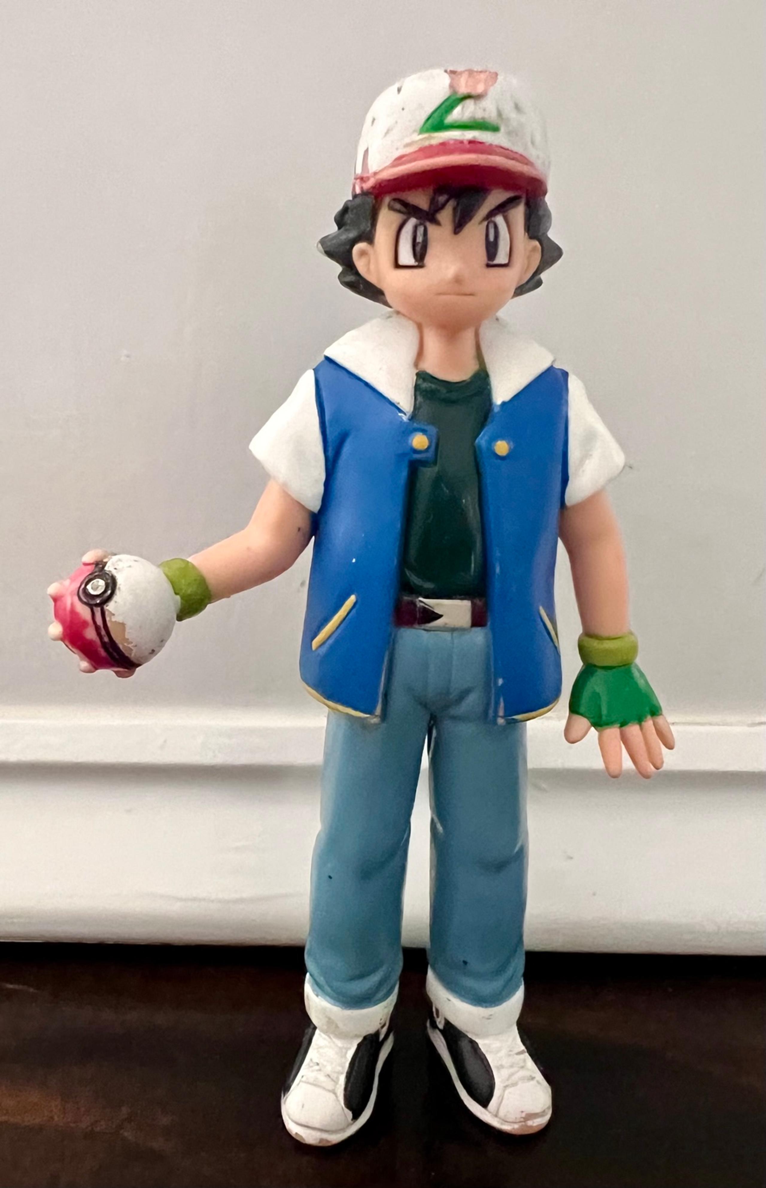 Vintage 1998 Tomy Pokémon Ash Ketchum Action Figure - 4.75"
