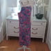 Lilly Pulitzer Womens The Beach Pant Linen Tropical Iris Blue/Pink Print Size XS