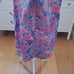 Lilly Pulitzer Womens The Beach Pant Linen Tropical Iris Blue/Pink Print Size XS