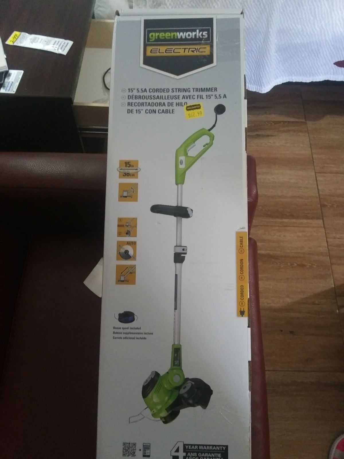 Greens works electric weed trimmer /weed