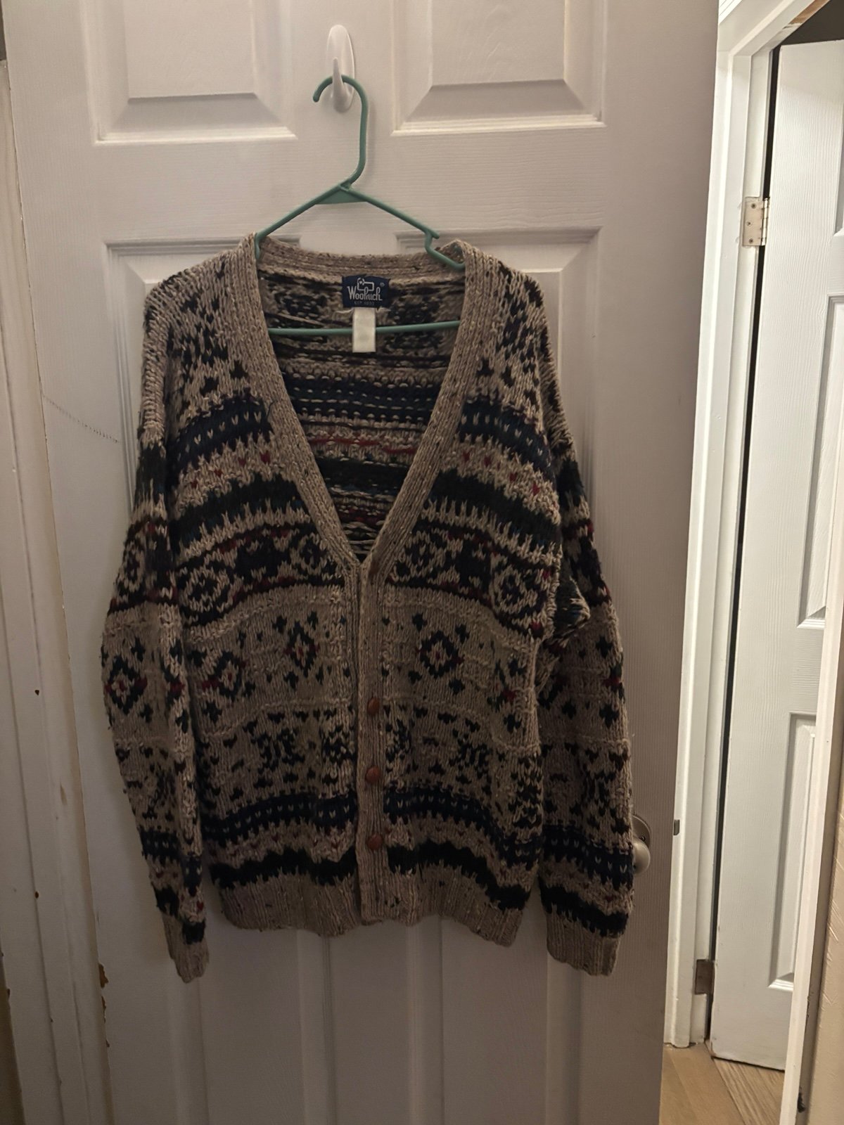 Vintage 1960s men’s xl Woolrich cardigan