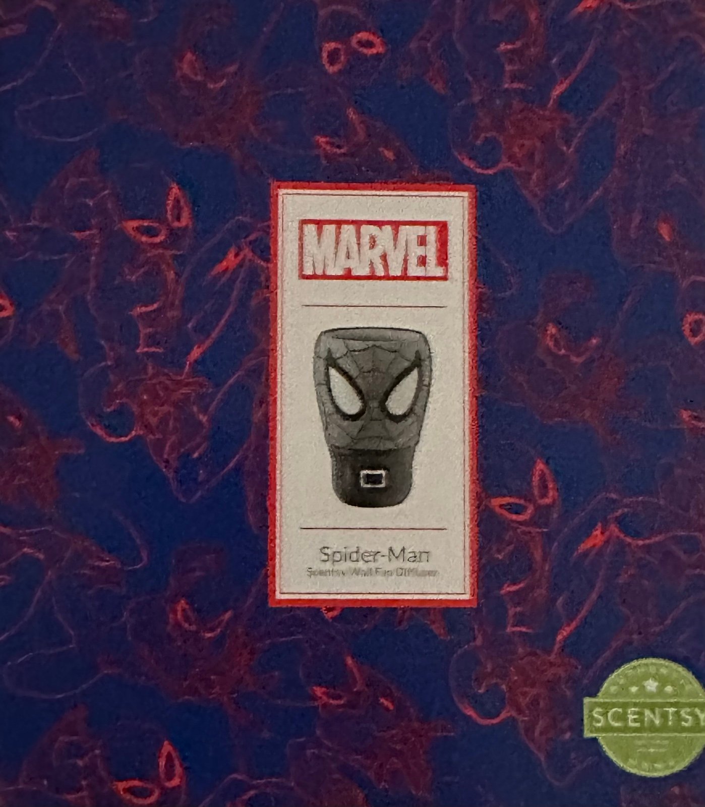 Scentsy Spider-Man Wall Fan Diffuser Night Light Plug Marvel NIB
