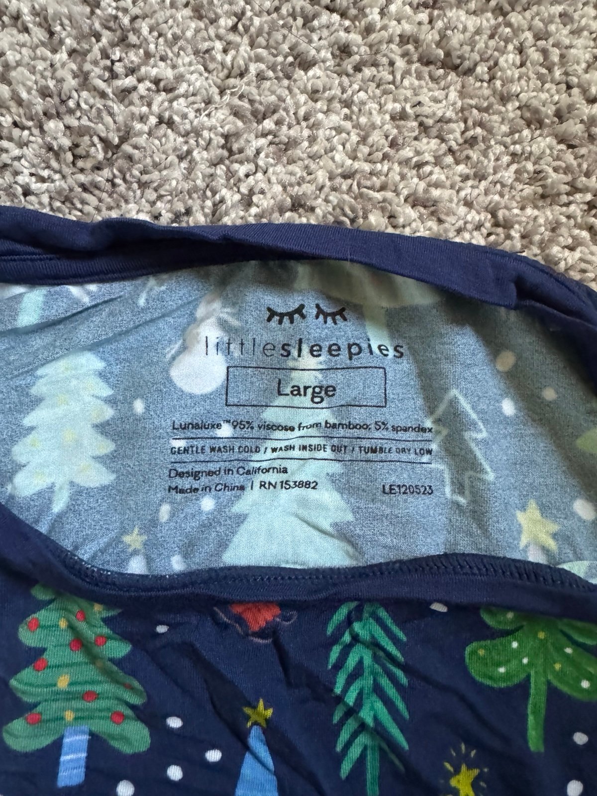 Little Sleepies Christmas Shirt