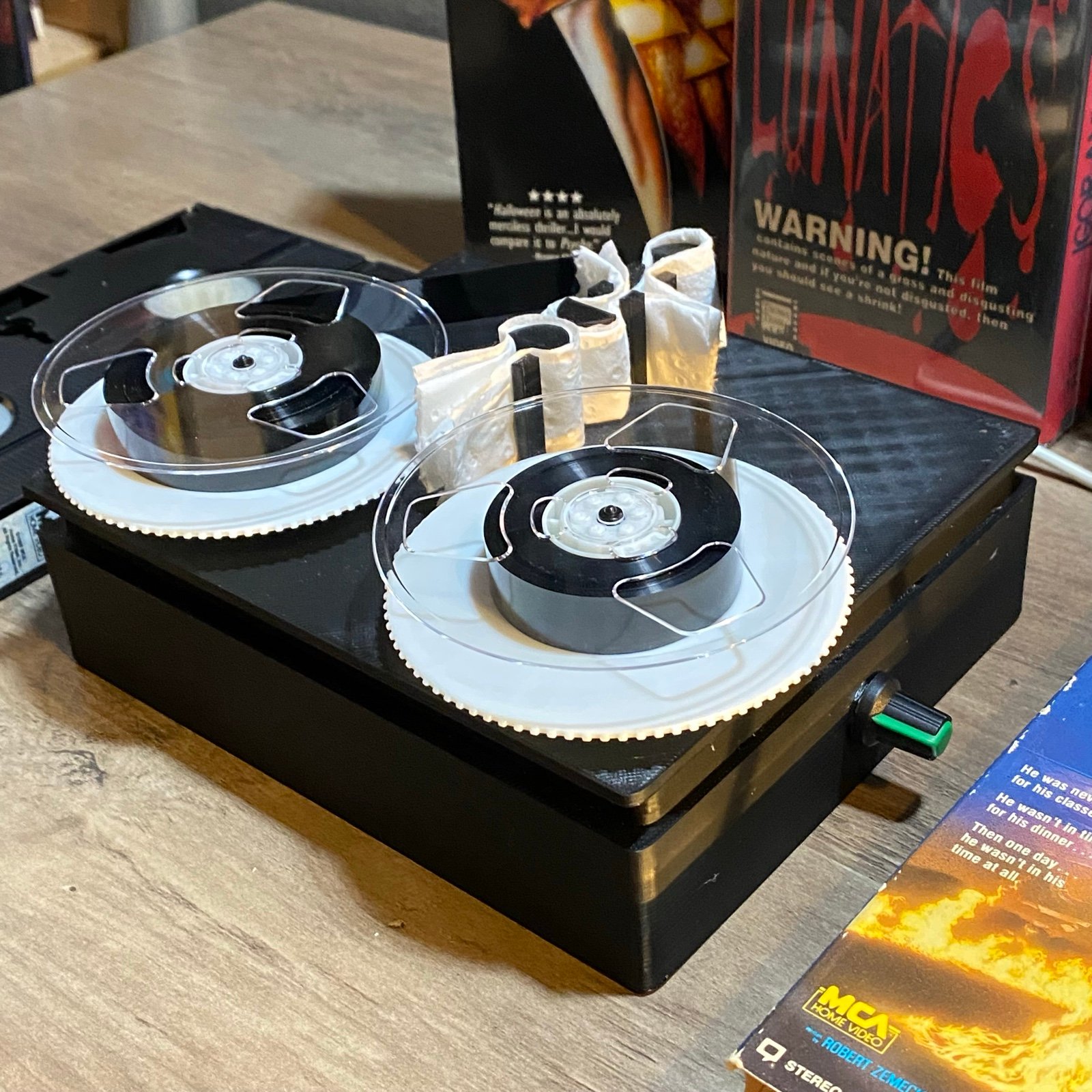 Tape Saver VHS Mold Removing Machine Cleans and Restores Moldy Video Tapes