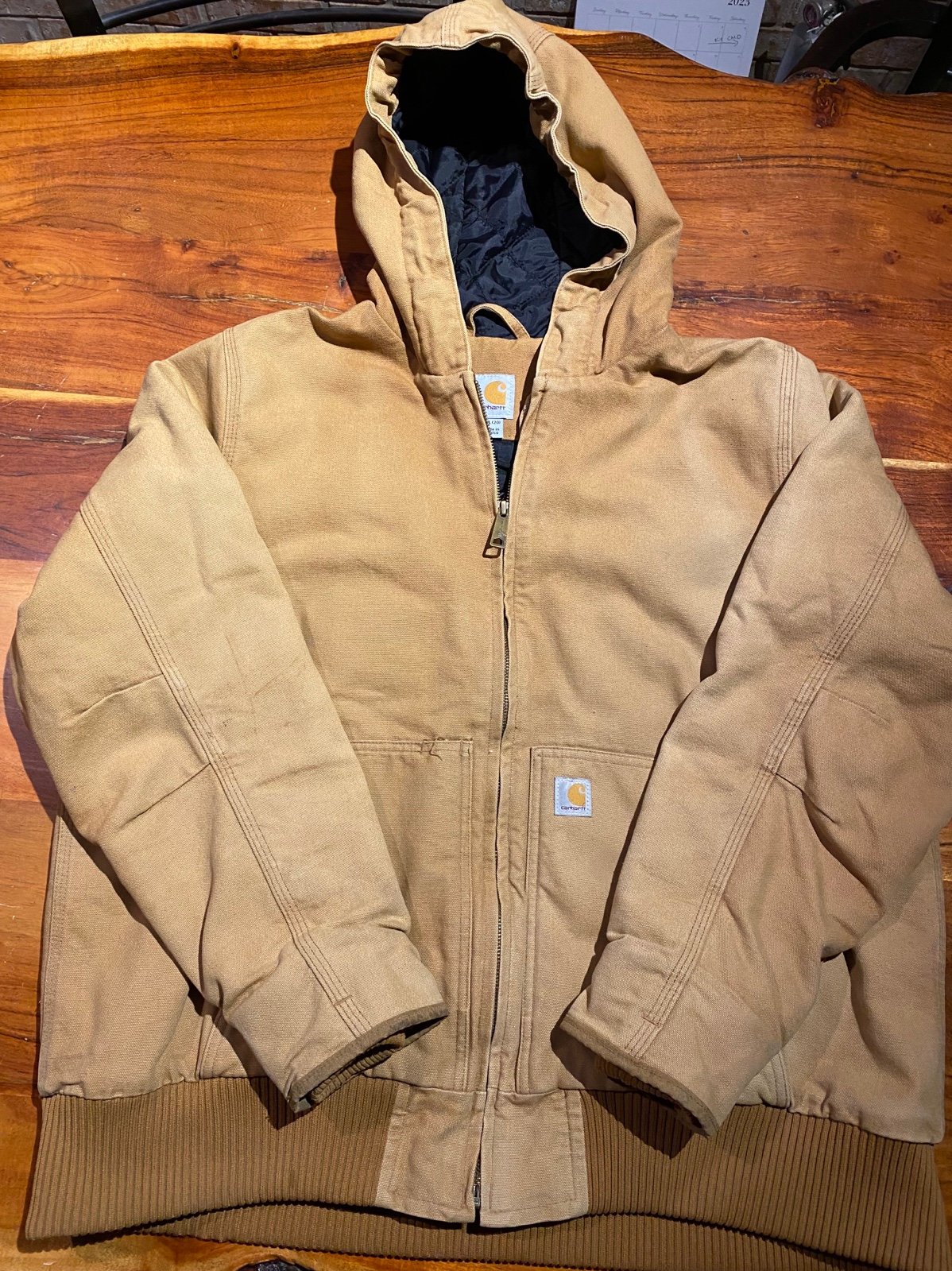 Vintage Carhartt jacket with hood men’s size 2XL