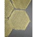 7 Piece Handmade Crochet Doily Set - Table Settings Yellow Brown Vintage
